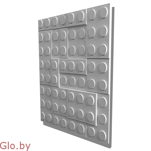 Стеновая 3Д ( 3D) панель Конструктор (500*500)