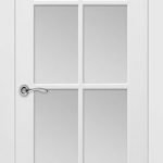 Межкомнатные двери с белой эмалью.