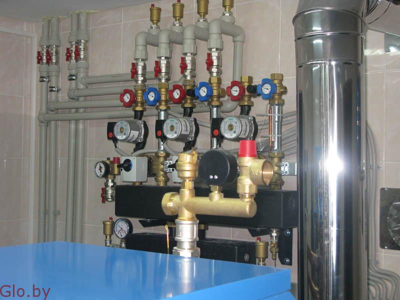 Монтаж систем водопровода, водоотведения, отопления в Орше