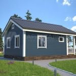 Каркасный Дом 7.5х6 по проекту Саяла под ключ Каркасный Дом 7.5х6 по проекту Саяла под ключ