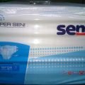 Подгузники для взрослых Super Seni и Super Seni Plus.