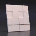 Стеновая 3Д ( 3D) панель Квадраты (500*500)