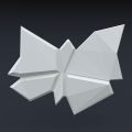 Стеновая 3Д ( 3D) панель Бабочка (500*500)