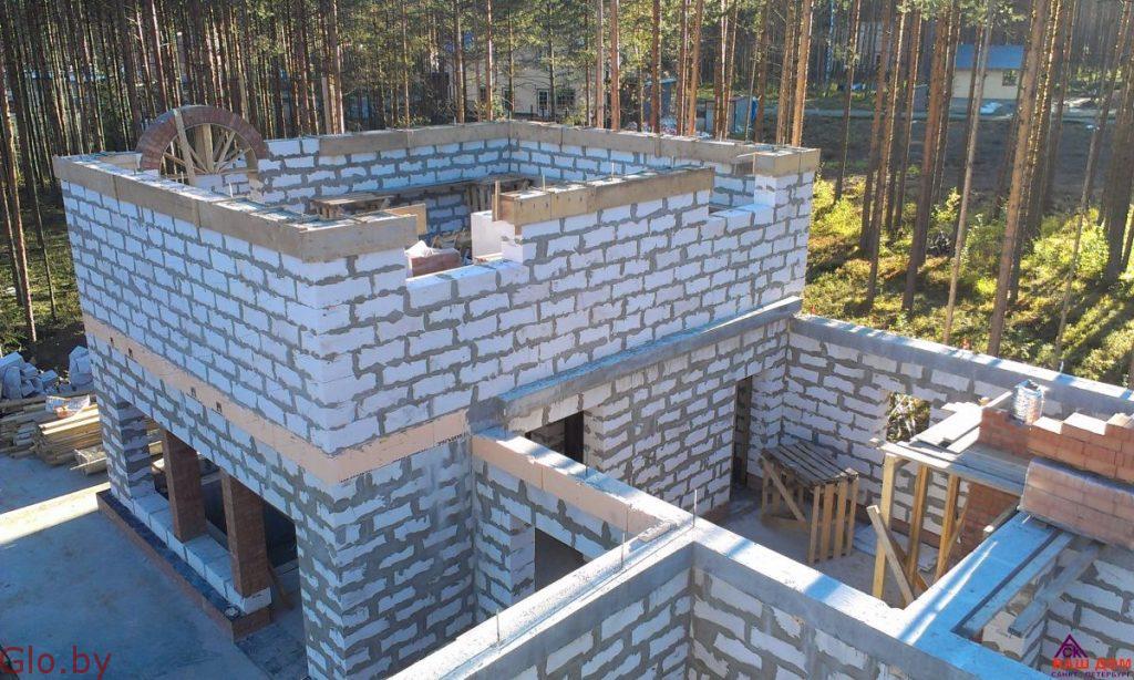 Стоительство домов из блоков под ключ в Копыльском р-не