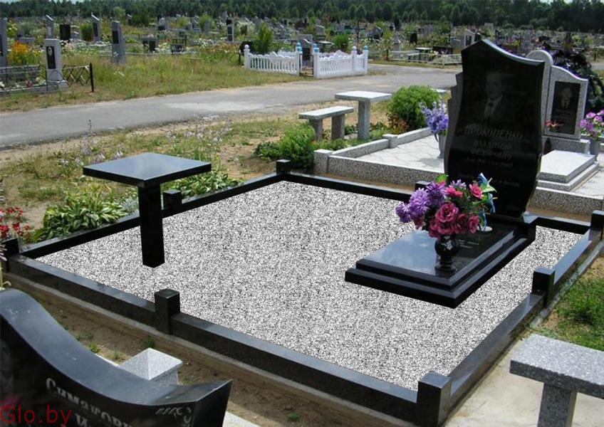 Оформление могил на кладбище от «Карелии»