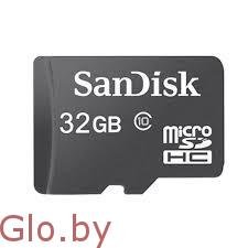 Карта памяти SanDisk microSDHC 32 gb (class 10) (без адаптера)